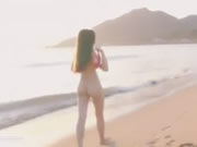 海灘上的美女裸體